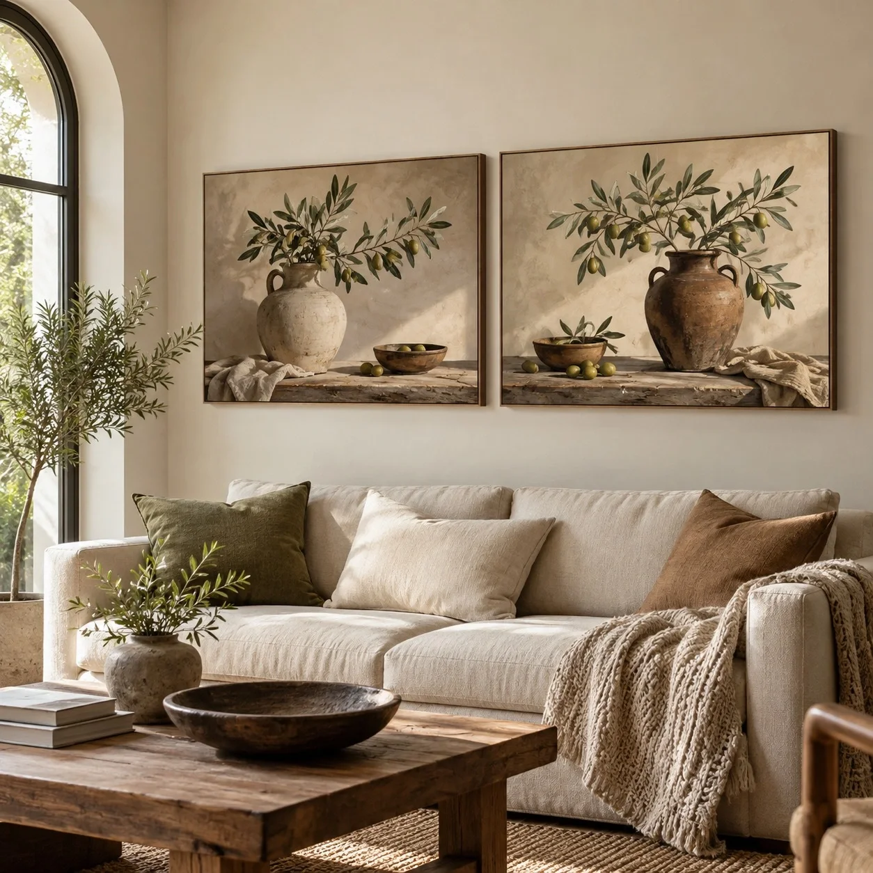 Tranh canvas Tĩnh vật Chi Tiết Nghệ Thuật Bộ 2 tấm - phòng khách